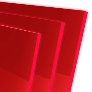 PLEXIGLAS® GS Rot fluoreszierend